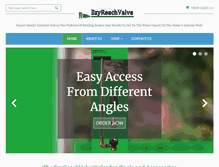 Tablet Screenshot of ezyreachvalve.com